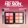HD SKIN BLUSH & GLOW PALETTE 12