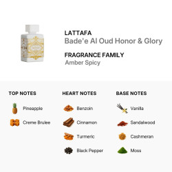 Lattafa Bade'e Al Oud - Honor & GloryEau De Parfum 100ml Unisex