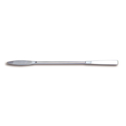 DOUBLE ENDED METAL SPATULA