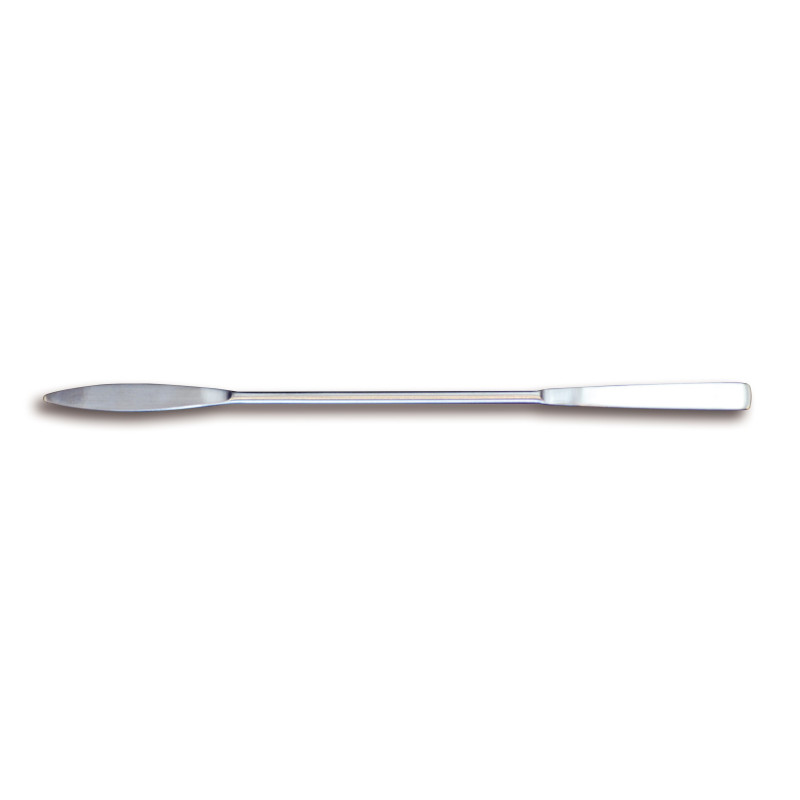 DOUBLE ENDED METAL SPATULA